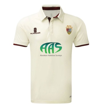 Sandy CC - Junior Ergo Short Sleeve Maroon Trim Shirt