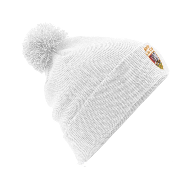 Original Pom Pom Beanie : White