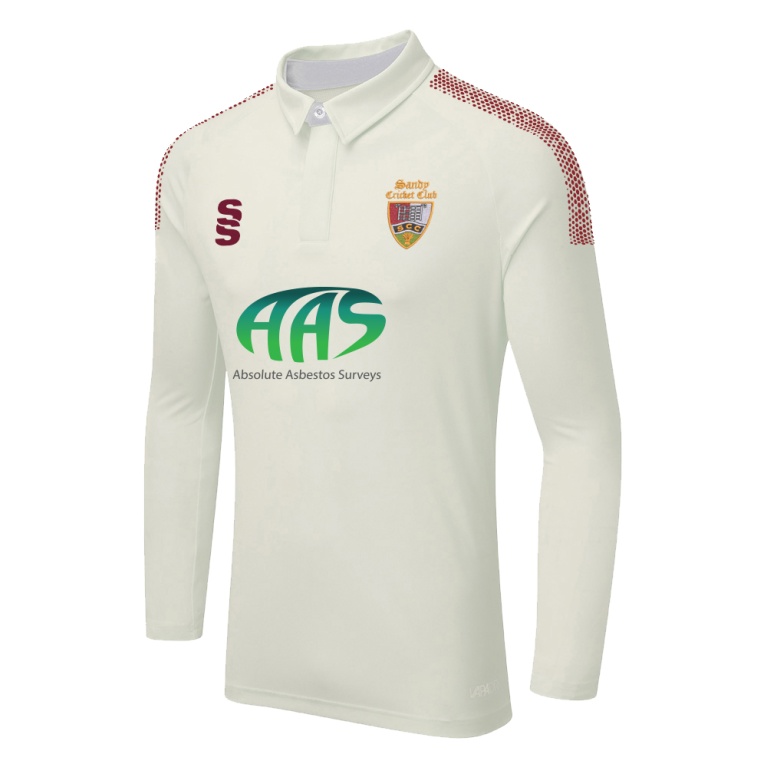 DUAL LONG SLEEVE CRICKET SHIRT (WOMENS)-Ivory